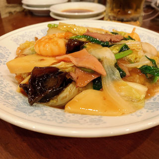 五目入りやきそば(麗郷 渋谷店)