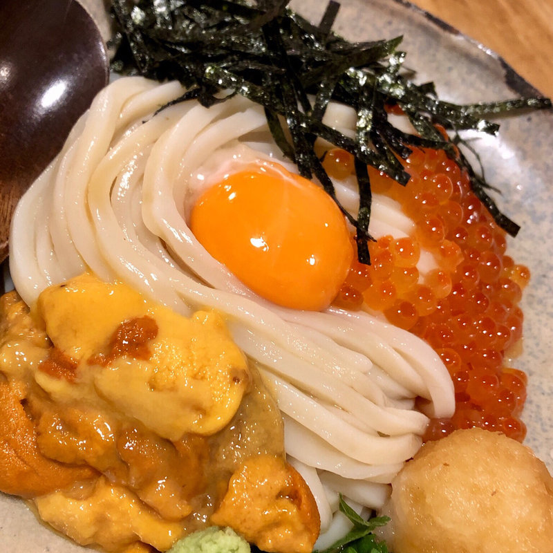 うに玉いくらうどん(唄う稲穂)