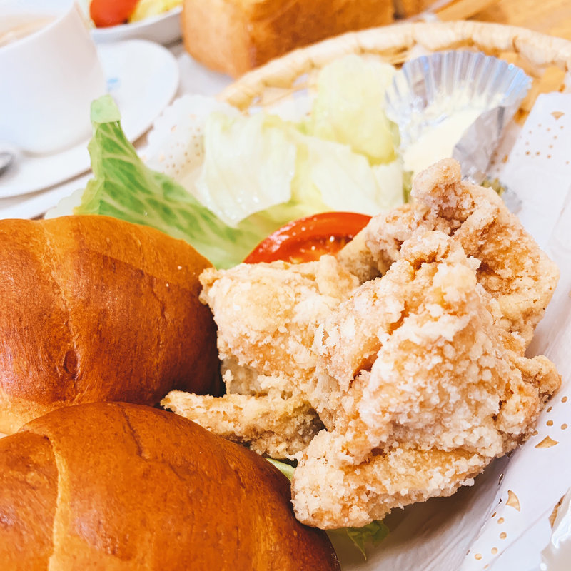 チキンバスケット(館山中村屋 館山バイパス店 なかぱんカフェ)