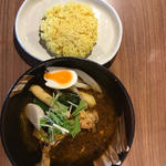 特選チキンカリー トマトスープ(札幌ドミニカ 銀座店)