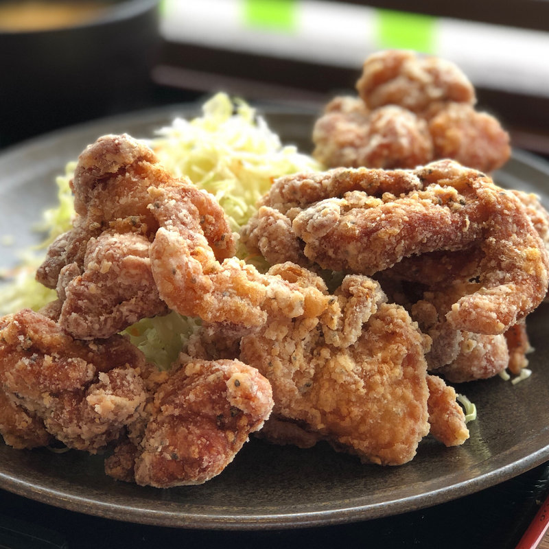 特盛 鶏唐揚定食(松代パーキングエリア　スナックコーナー)