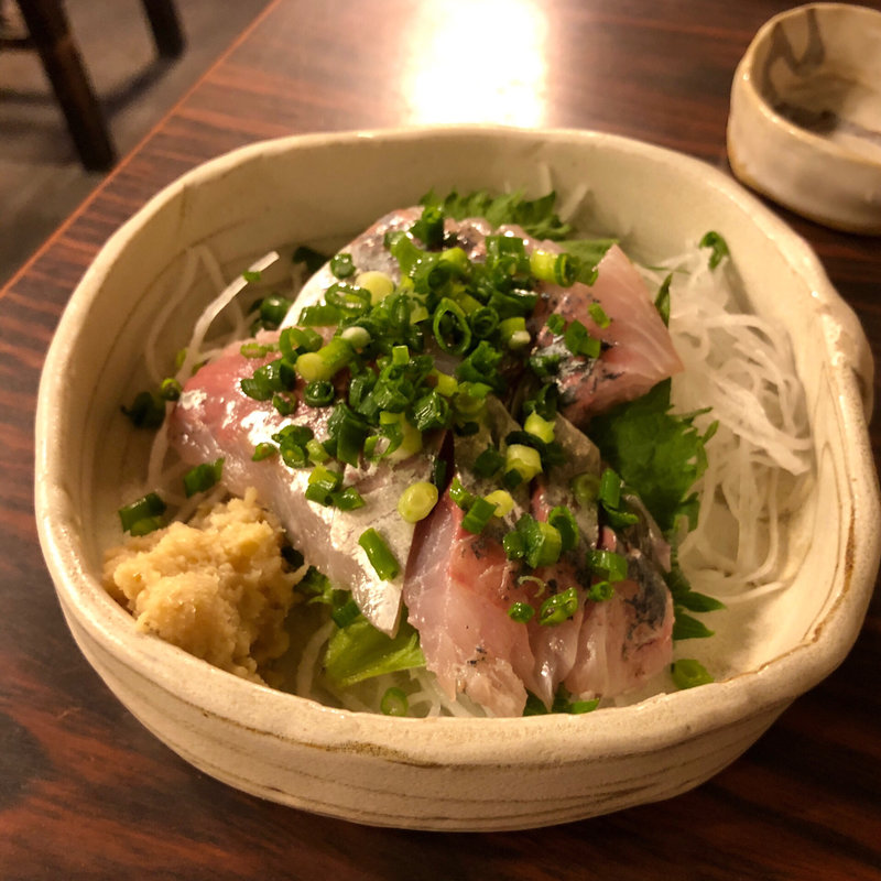 アジ刺身(まっちゃん)