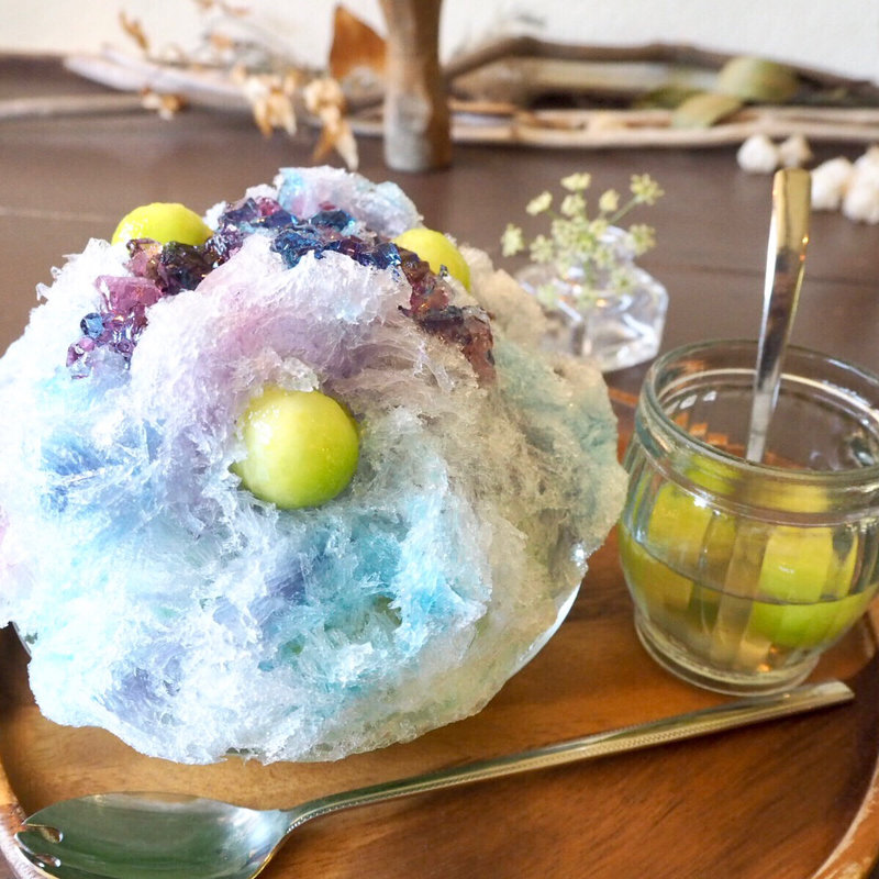 フルーツ蜜氷 紫陽花の色彩かき氷(FLAG （フラッグ）)