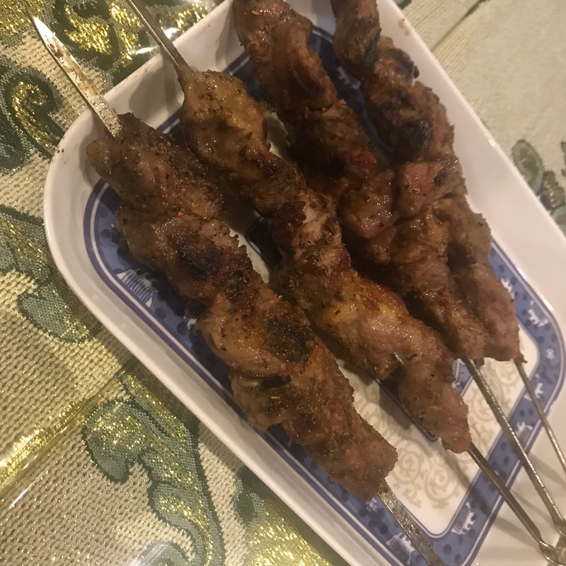 シシケバブ(ウイグルレストラン シルクロード・タリム(新疆料理))