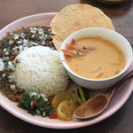 カレー3種盛り(Curry&Spice 青い鳥)