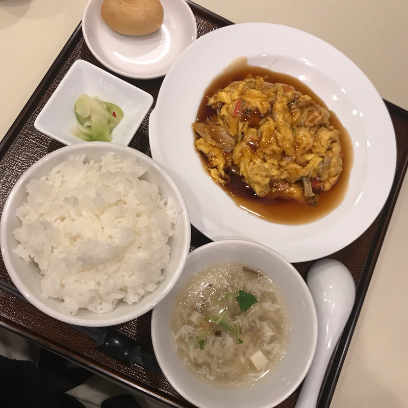 Bランチ（ライススープ小菜漬物付き）(中国料理 礼華 新宿店)