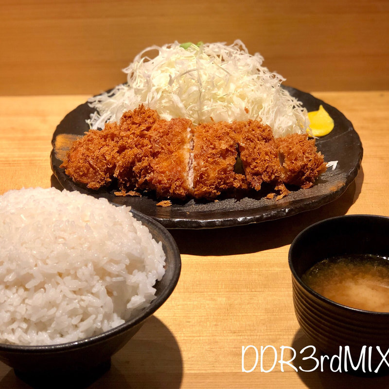 熟成豚のとんかつ定食(豚屋とん一姫路駅前)