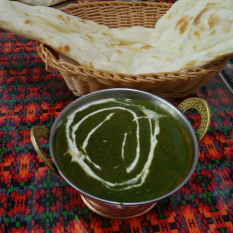 Aセット(ホウレンソウカレー)(モーティマハル)