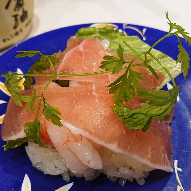 生ハム甘えび(回転寿司みさき 川崎アゼリア店)