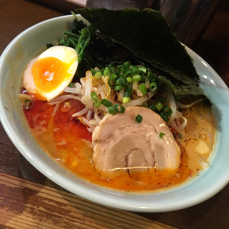 味噌ラーメン 並(横浜ラーメン 増田家 海浜幕張店)
