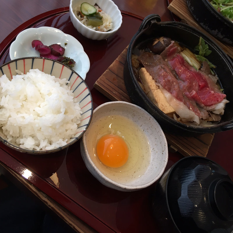 宗谷黒牛すき焼き御膳(和食 瑞花 アトレ店 （みずか）)