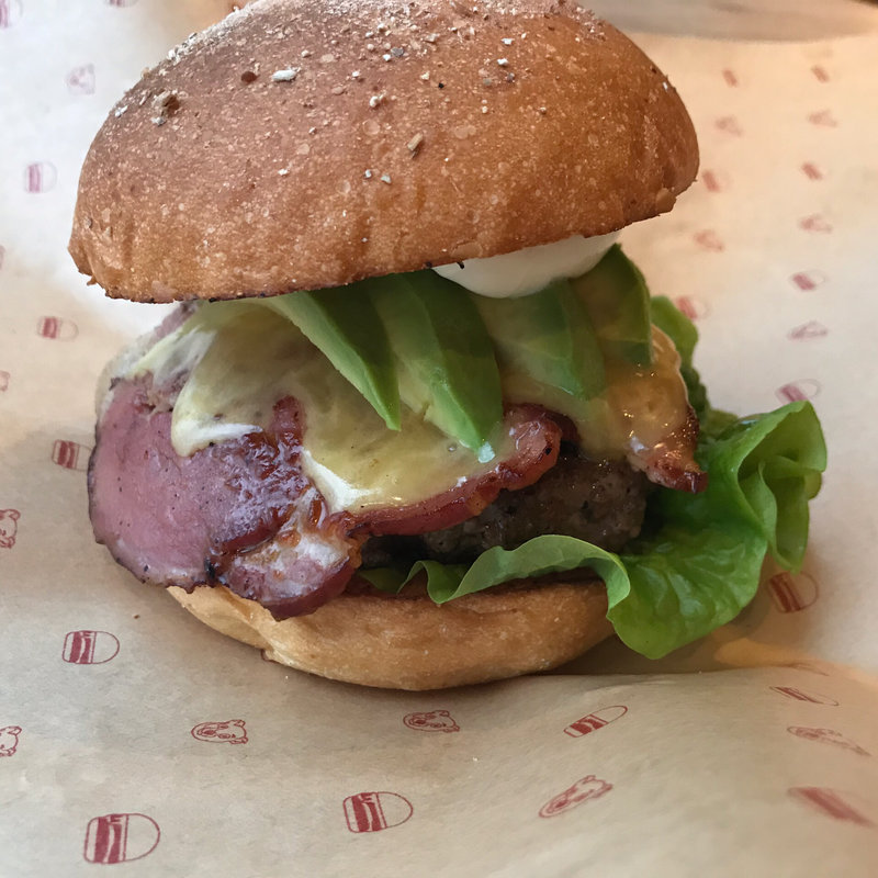 ベーコンチーズバーガー(BAREBURGER 銀座店)