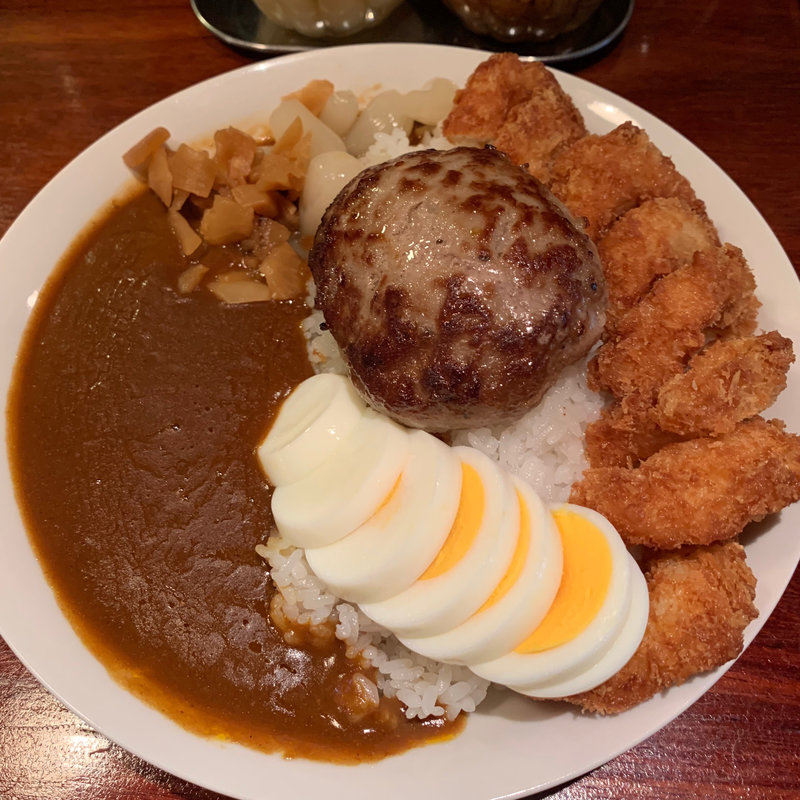 ハンバーグカレー(じゃらん食堂)