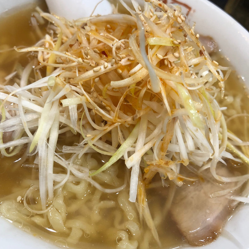 ねぎラーメン(喜多方ラーメン坂内 浅草店)