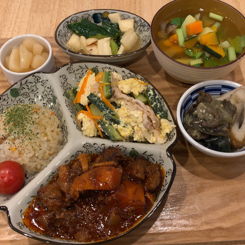 日替りランチ(鉄板カフェひとと)