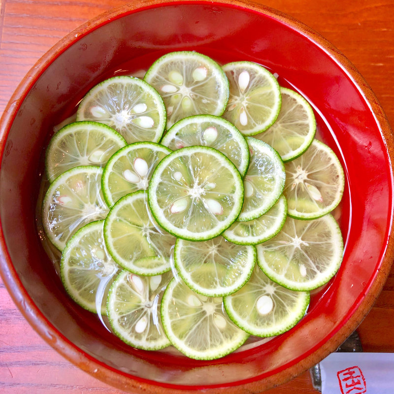 ひやかけすだちそば(東京土山人)