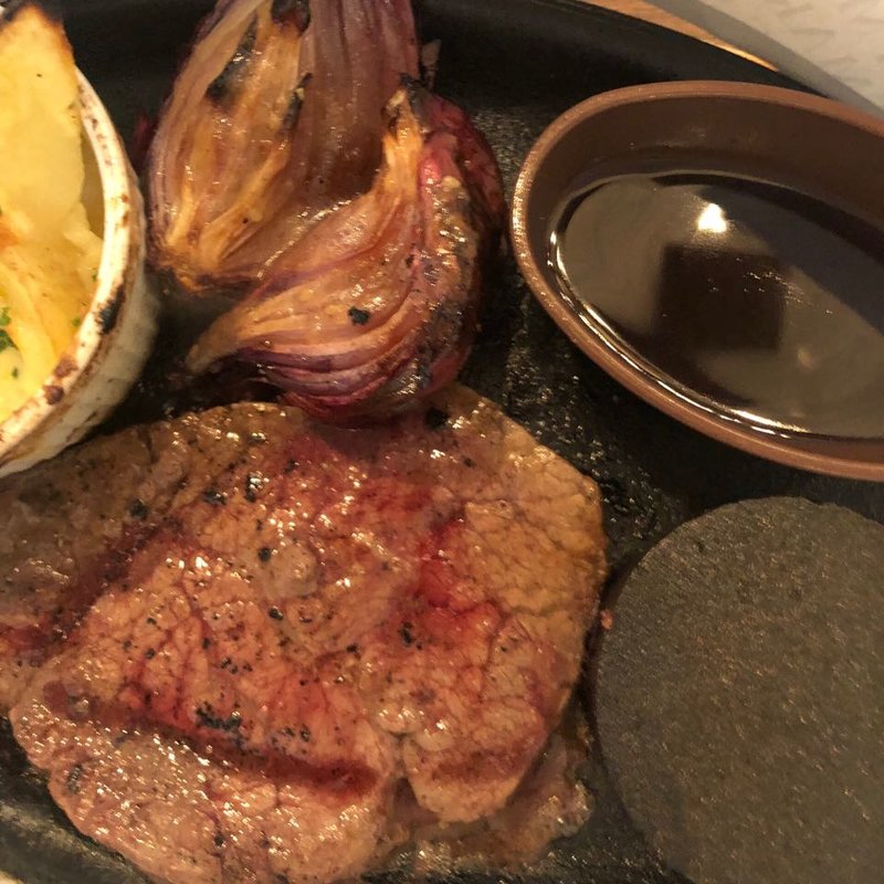 サーロインステーキセット(ベーカリーレストランサンマルク 新宿西口ハルク店)