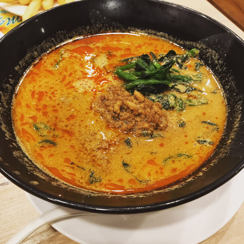 ピリ辛肉味噌担々麺(ガスト 金町駅北口店)