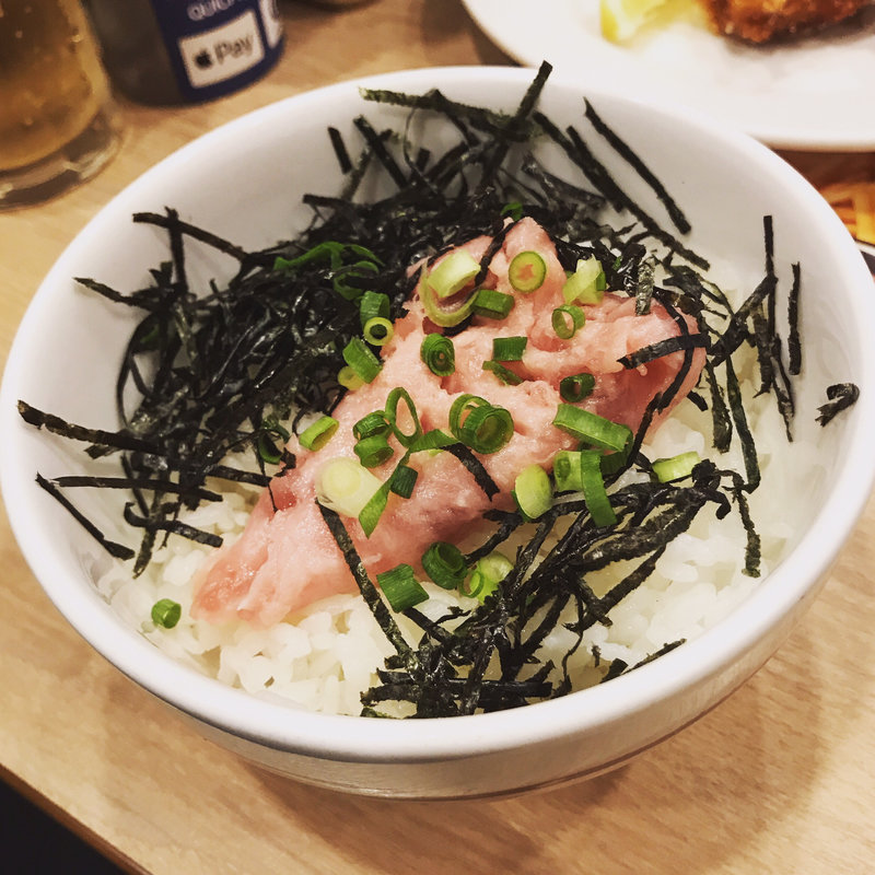 ミニねぎとろ丼(ガスト 金町駅北口店)