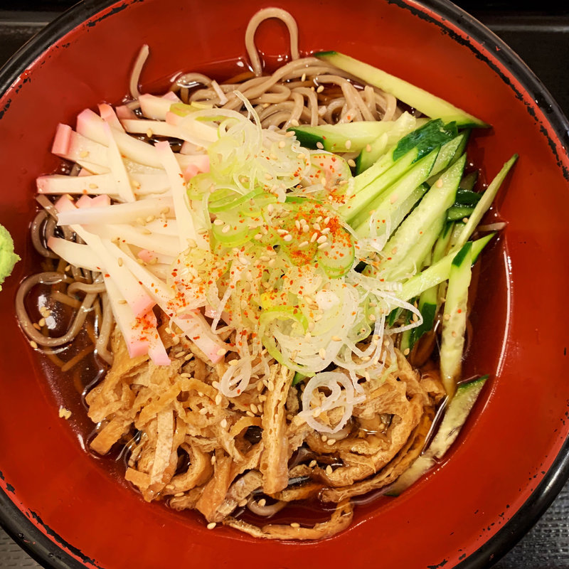 冷やしきつね蕎麦(かのや 新宿西口店 )