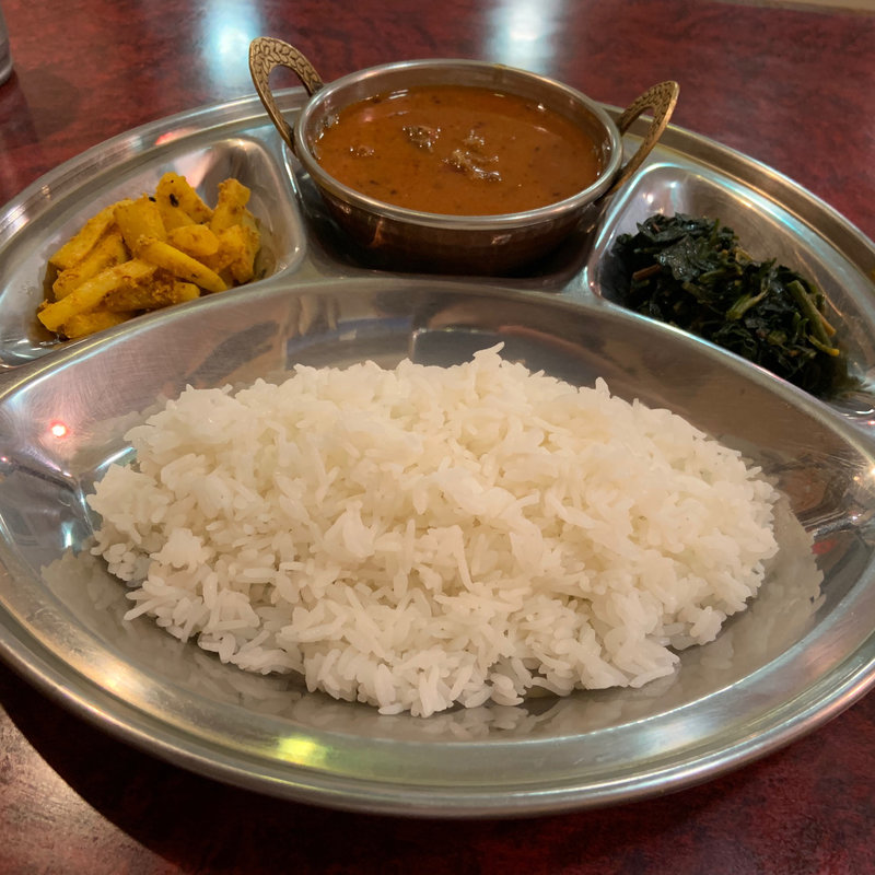 マトンカレーセット(プルジャダイニング)