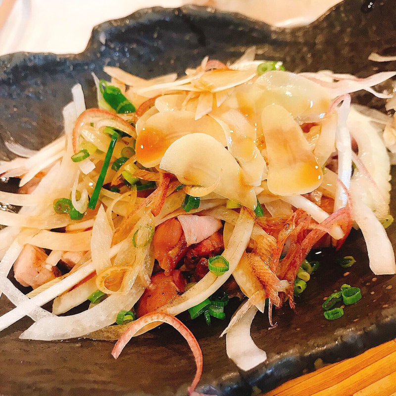 地鶏たたき(すし船 )