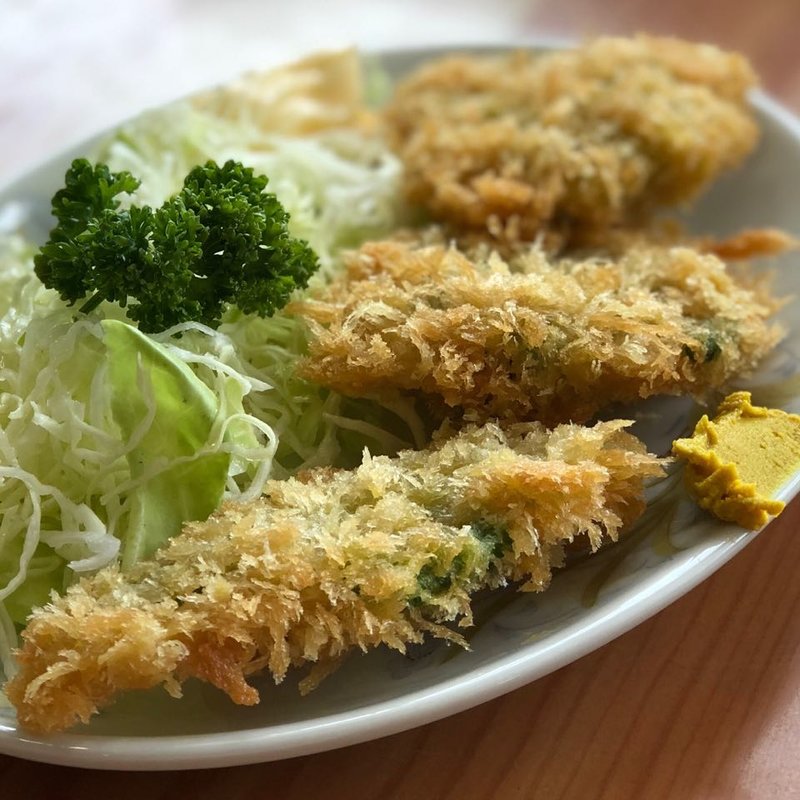 インゲンのフライ(食房べに家 )