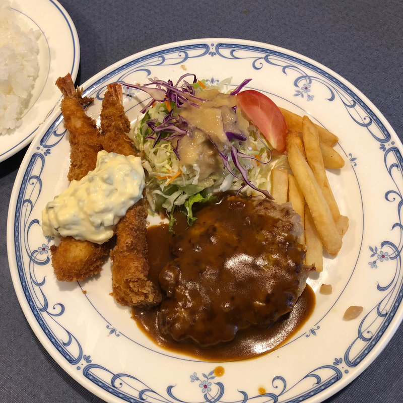 エビバーグセット(グリル ギャルソン)