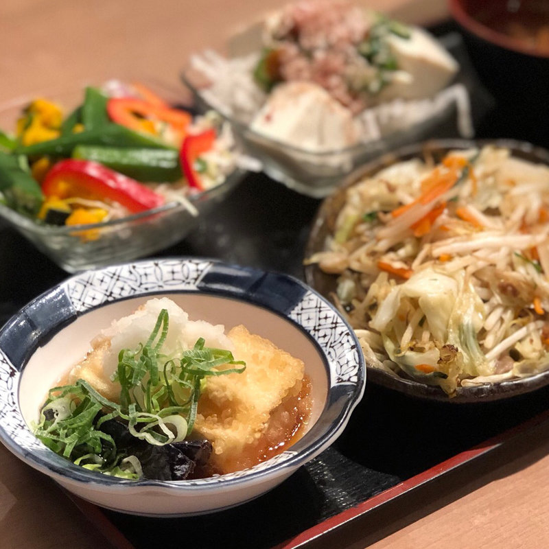 揚げ出し豆腐と茄子(ザめしや 伊丹南)