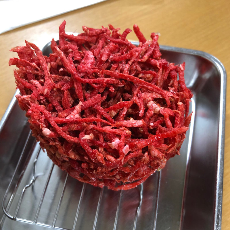 紅生姜かき揚げ(大衆酒場 馬越)