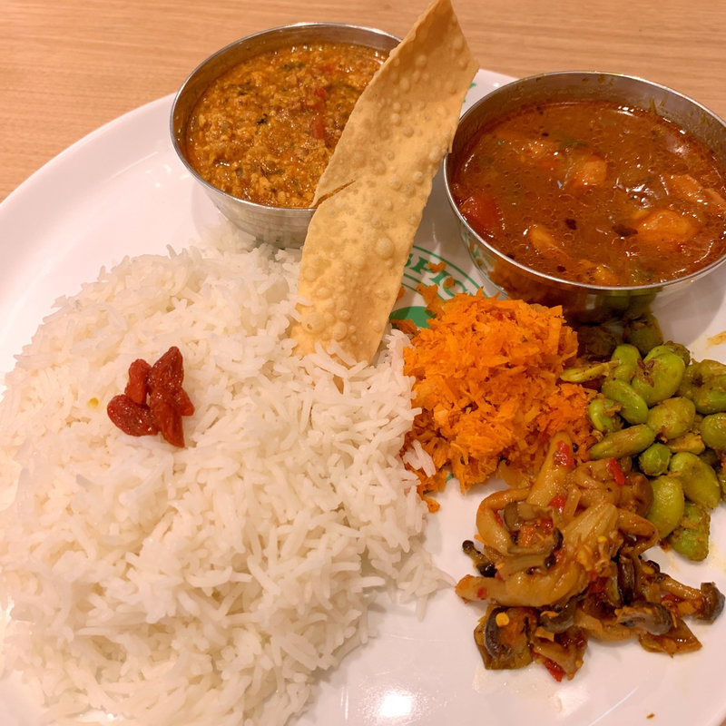 選べる2種のカレープレート（バスマティライス）(ポンガラカレー 赤坂アークヒルズ店)