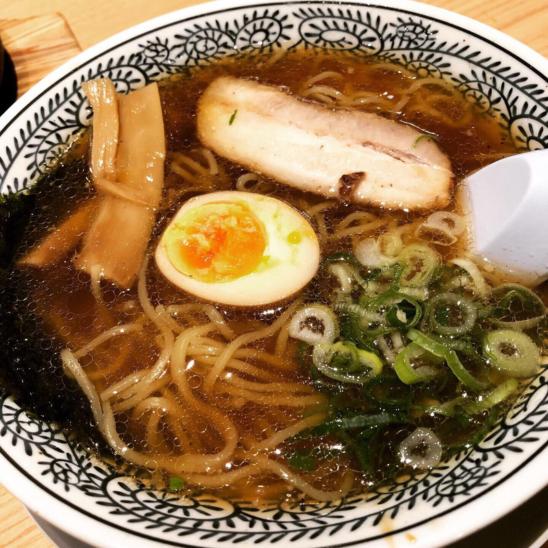 熟成醤油ラーメン(丸源ラーメン 福岡新宮店)