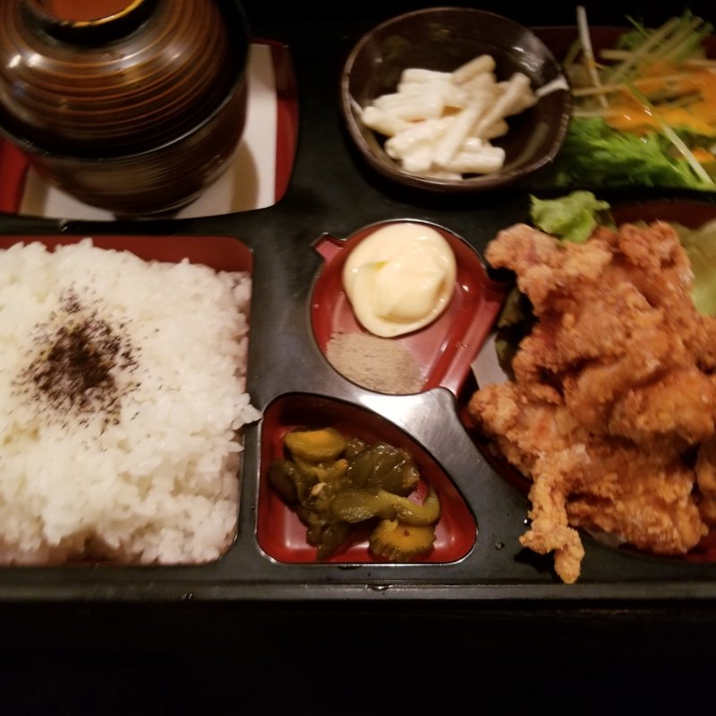 唐揚げ5個(鉄板焼き＆飛騨料理 楽縁)