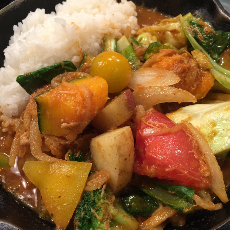 一日分の野菜カレー(野菜を食べるカレーcamp エキマルシェ大阪店)