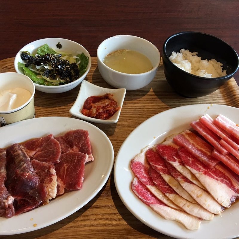 牛肉ランチ肉倍量(牛角食べ放題専門店 市川コルトンプラザ店)