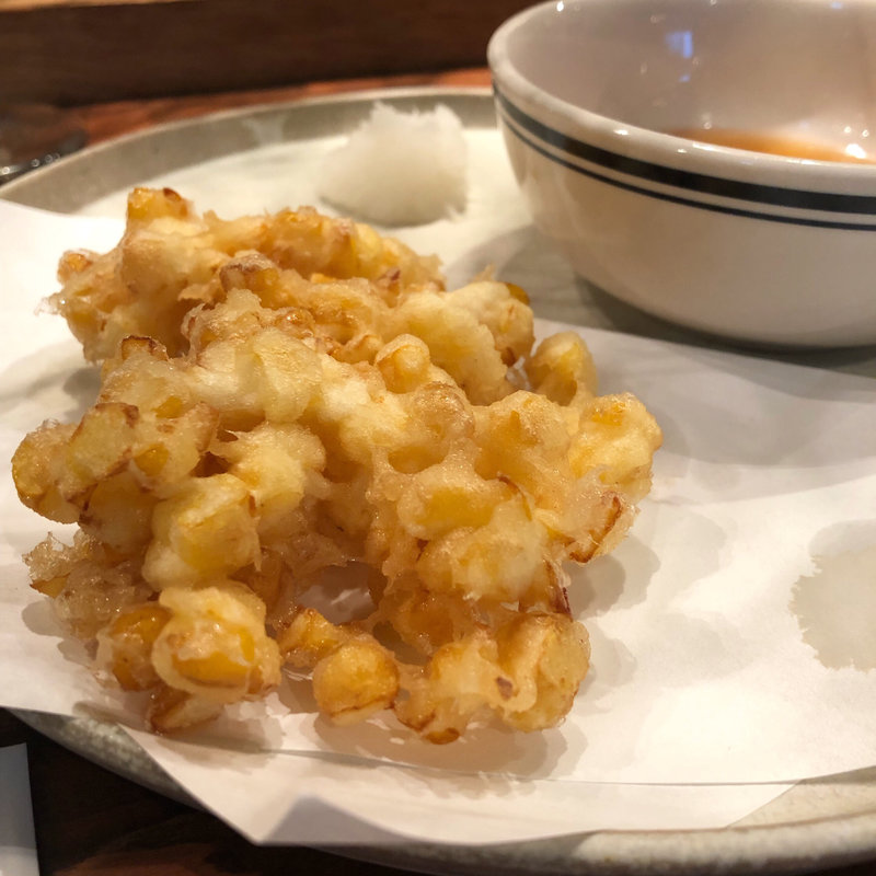 とうもろこしの天ぷら(バーマン)