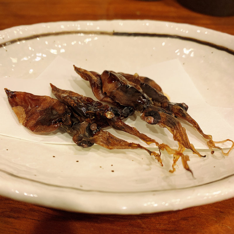 干ほたるいか炙り(九州居酒屋いちばんや)