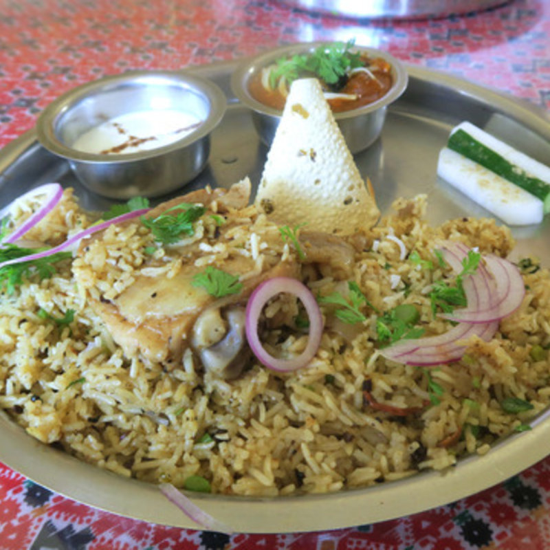 チキン・ダム・ビリヤニ(天竺咖哩AKASHA 京橋本店)