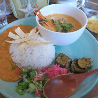 カレー3種(Curry&Spice 青い鳥)