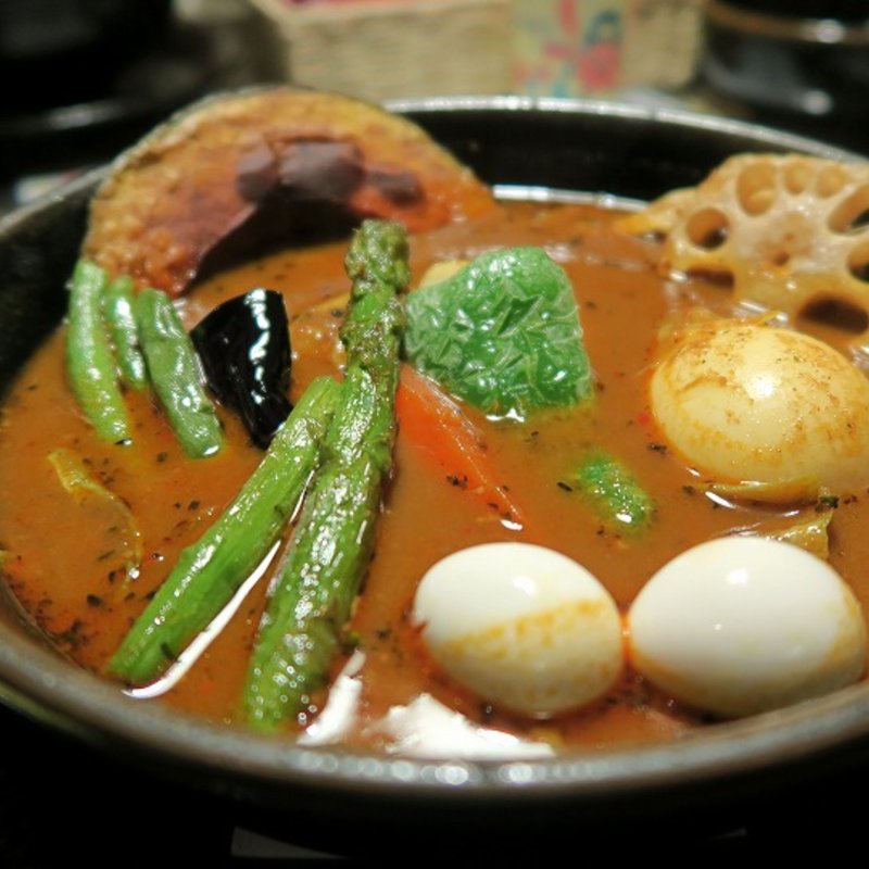 スープカレー(チキン)(アジアンバー ラマイ 大阪あびこ店)