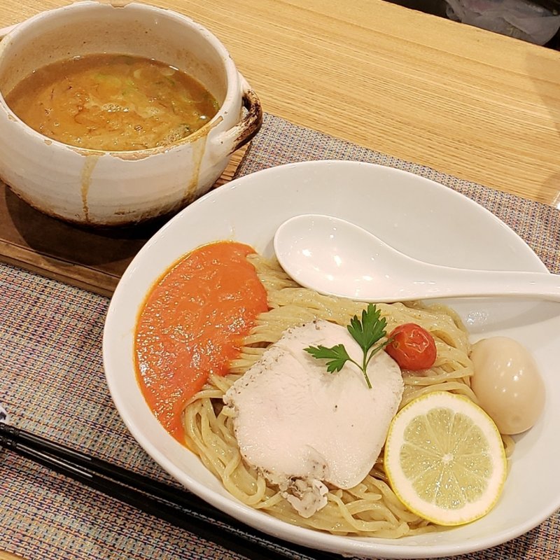 味玉濃厚海老つけ麺(麺や厨)