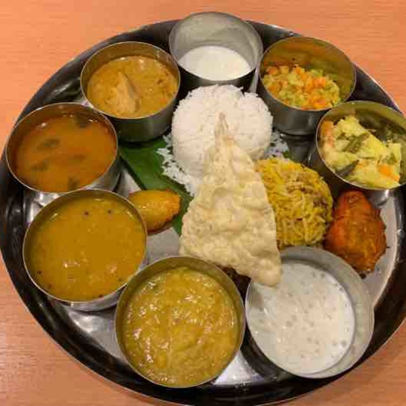 ノンベジミールス(カレーリーブズ カフェ＆レストラン （Curry Leaves Cafe&Restaurant）)