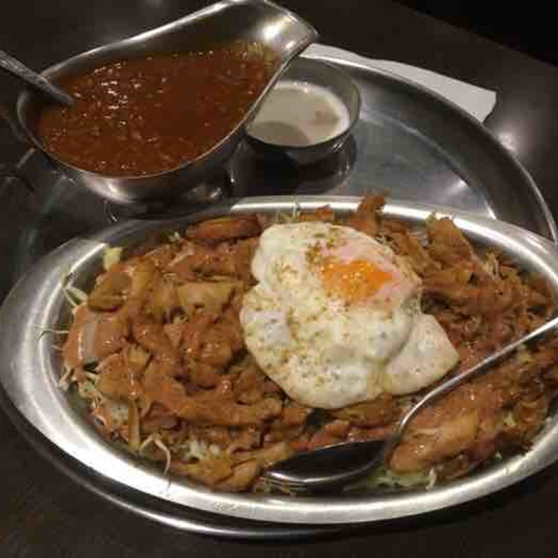 チキンケバブキーマライス定食(ターリー屋 飯田橋アイガーデンテラス店 )