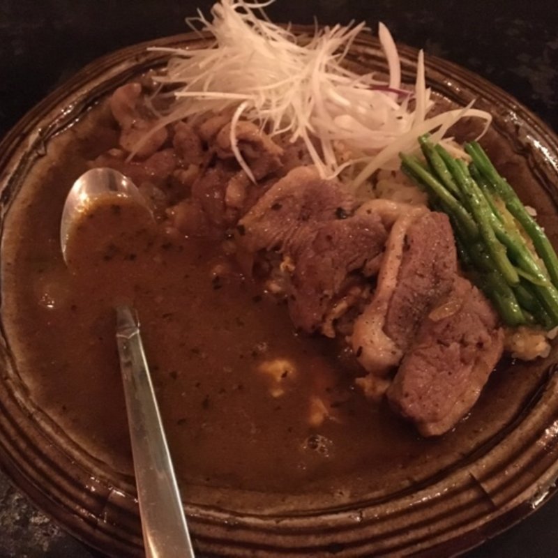 合鴨カレー炒飯(GRUBLO（グラブロ） BAR 月島)