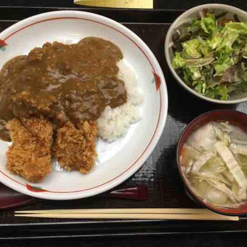 カツカレー定食(相撲茶屋 佐賀昇)