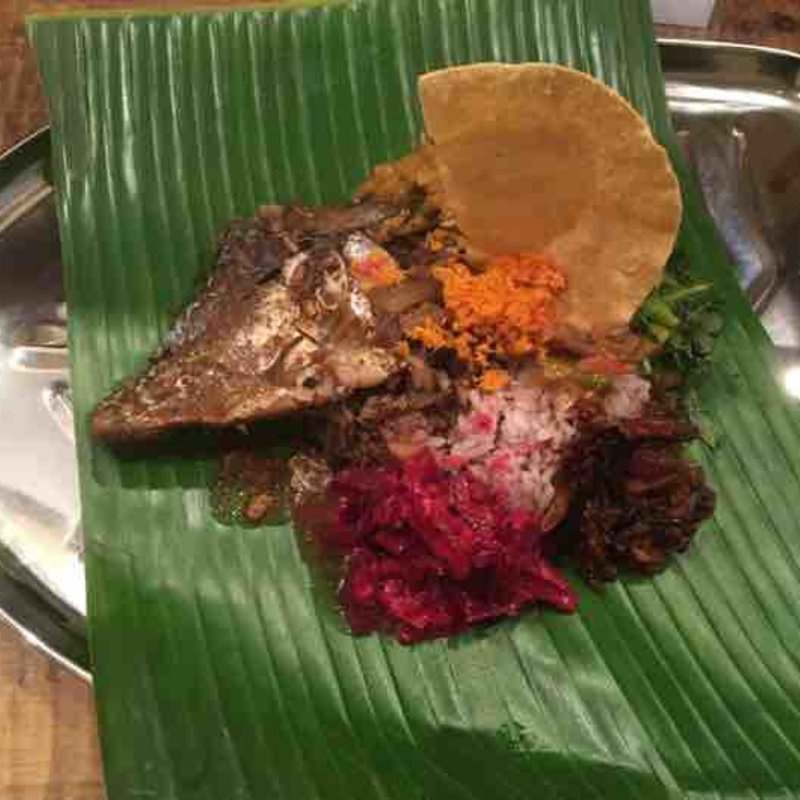 本日のプレート(さば)(月曜スリランカカレー)