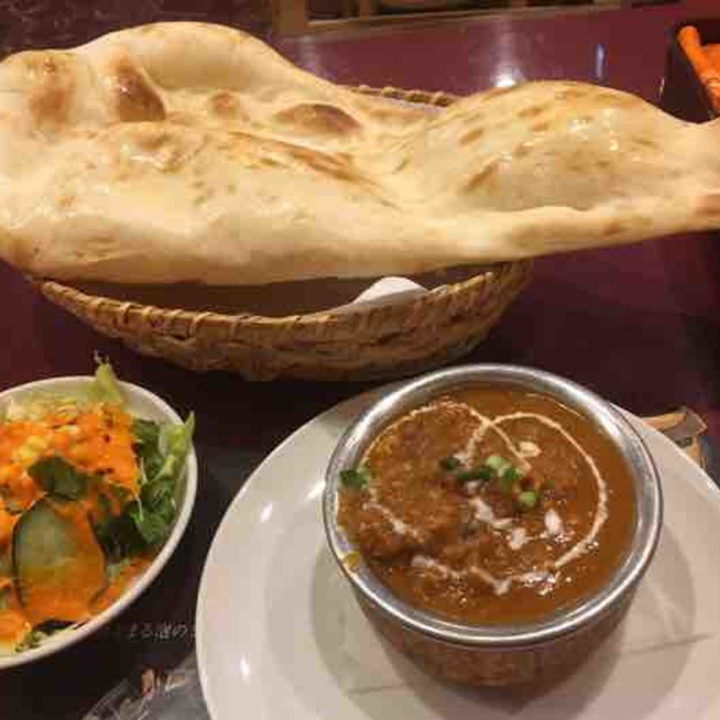 1カレーセット(マトンララ)(本場のインド・ネパール料理 ウエルカム)