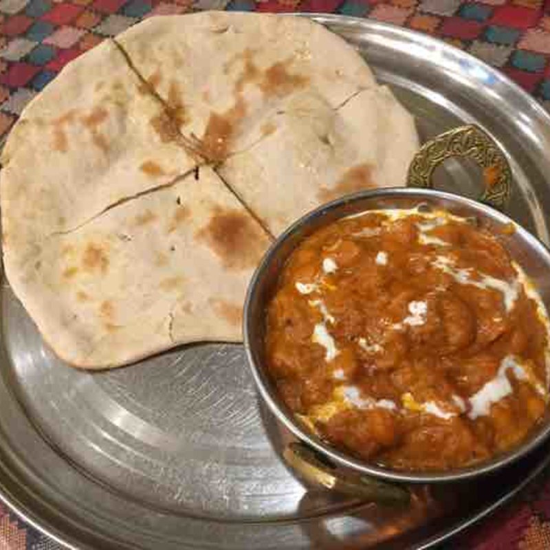 チャナマサラ、タンドリーロティ(ニューナマステヒマール )