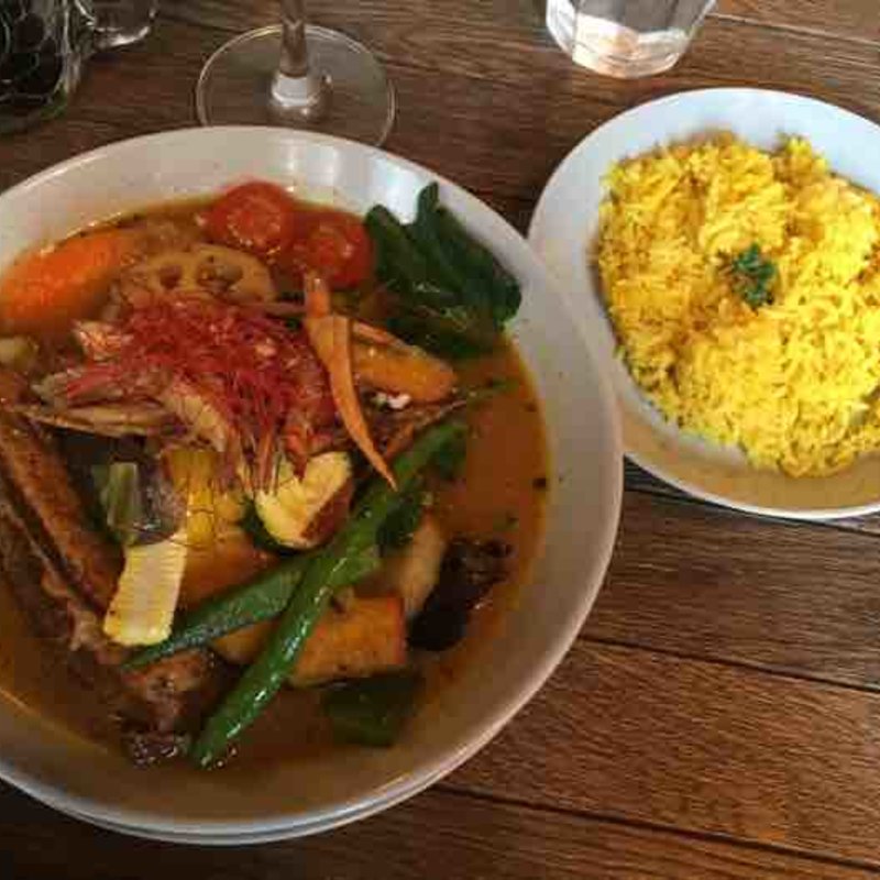 20種類の野菜と豚角煮のスープカレー(無添加薬膳スープカレー COSMOS （コスモス）)