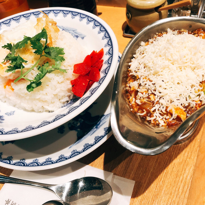 チーズ咖喱麻婆飯(新潟三宝亭東京ラボ宮益坂店 )